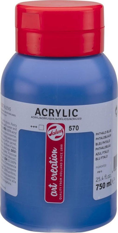 Talens Art Creation Acrylfarbentopf 750 ml Phthaloblau 570