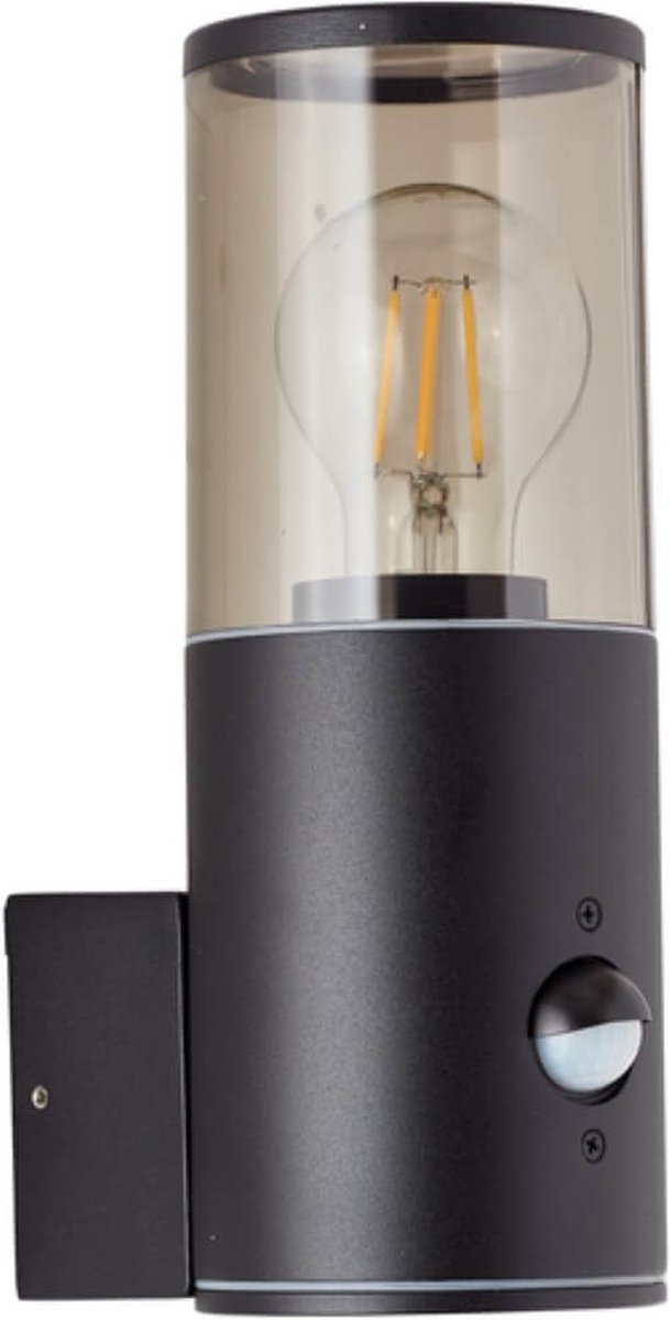 Brilliant sergioro - Außenleuchte - IP44 - Sensor - E27 1x max40w - Schwarz