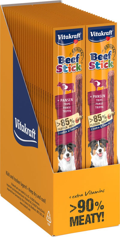 Vitakraft Rinderstickkutteln – 50 Stück – 50x12 Gramm