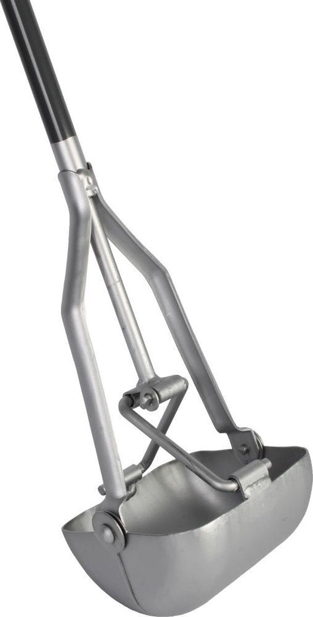 Sprachwerkzeuge – Brunnenschaufel – quadratisch – Aluminium – 15 x 15 cm – Metallstiel – 150 cm – hochwertig