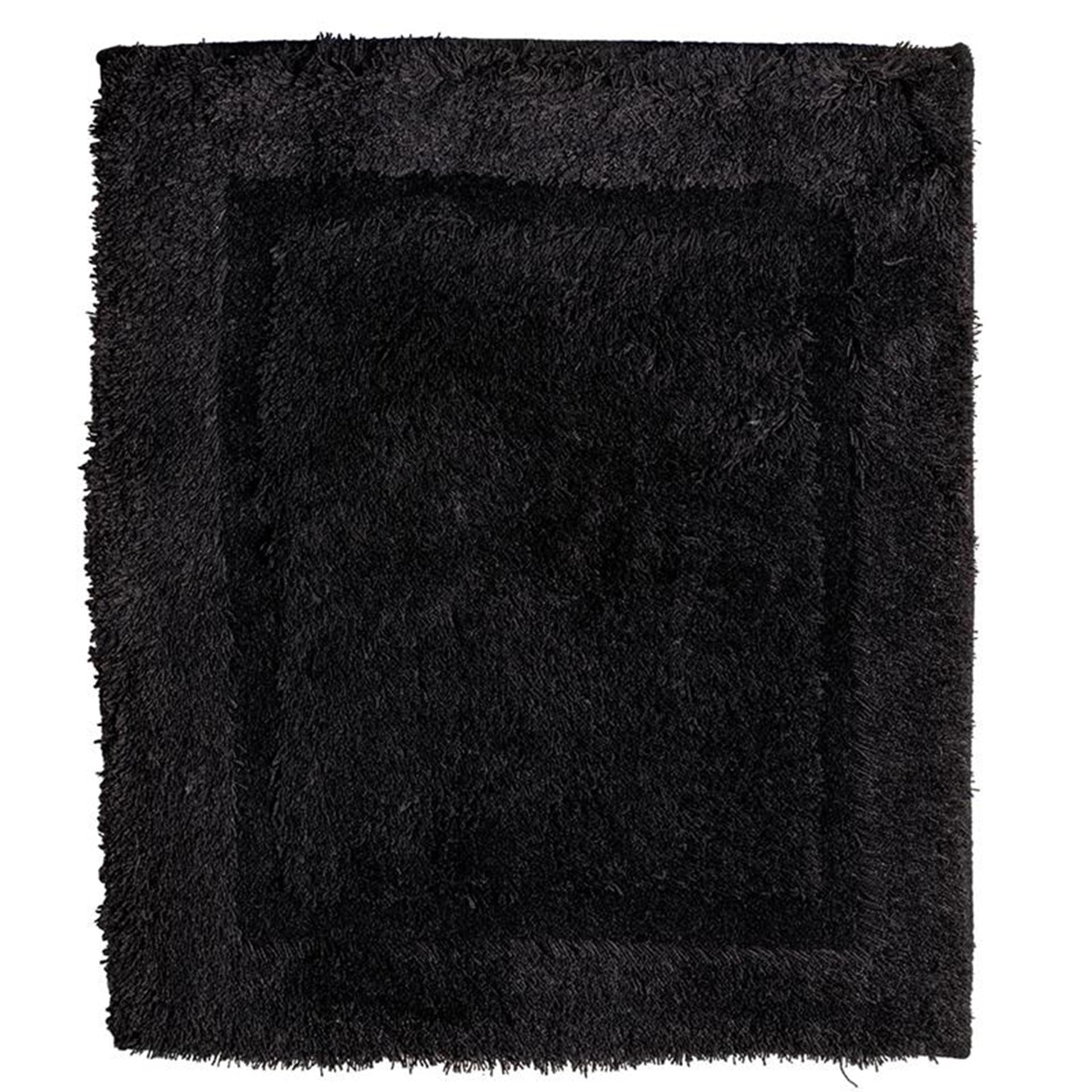 Wicotex Badematte uni schwarz 60x90cm