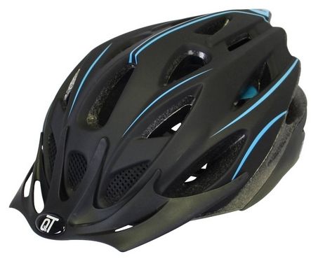 Fahrradhelm Fuse unisex matt schwarz Bluew Größe L