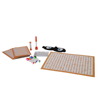 Intro-Buchstabenstich-Brettspiel 22,5 x 17 x 5 cm