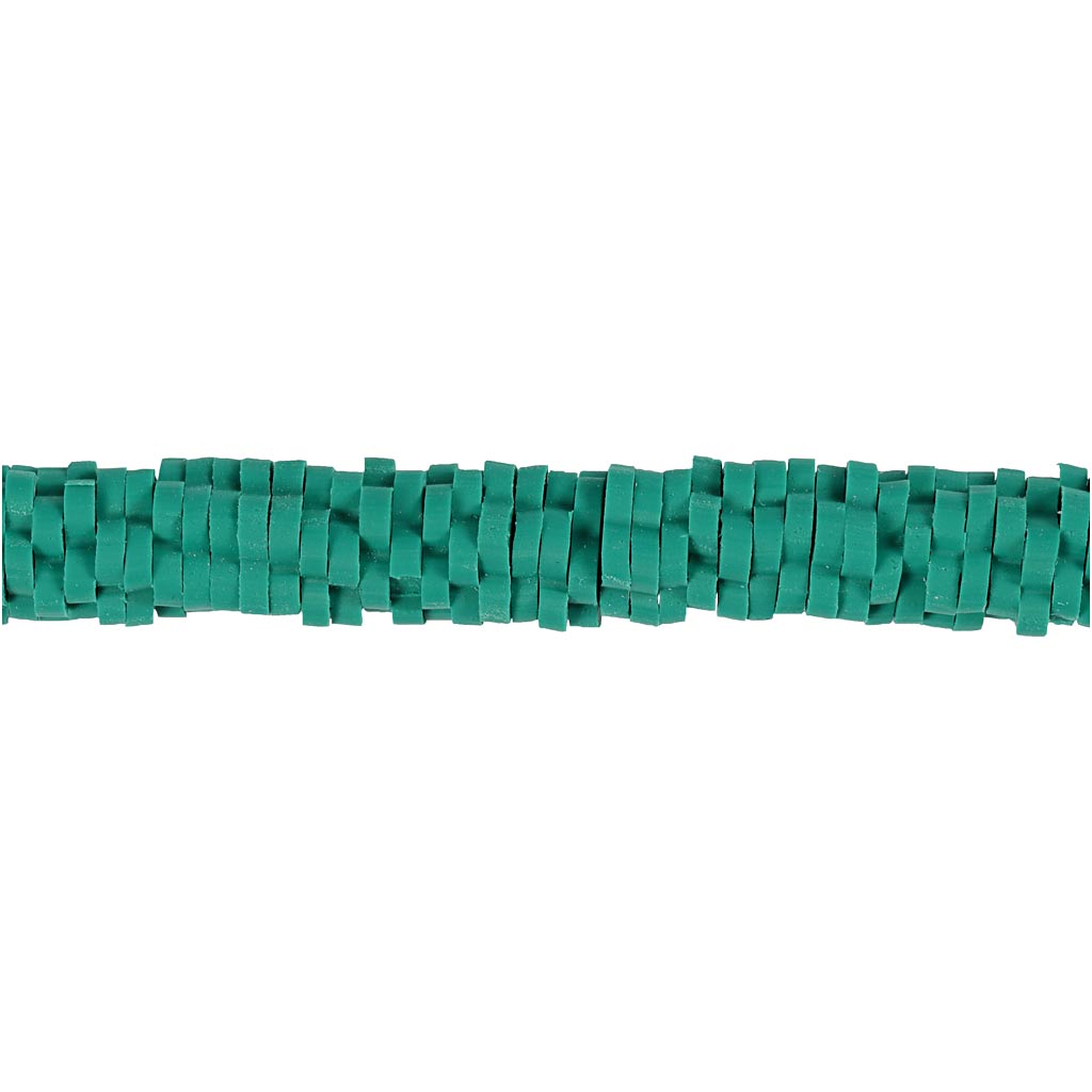 Creativ Company Tonperlen, D 5-6 mm, Lochgröße 2 mm, türkis, 145 Stück 1 Box