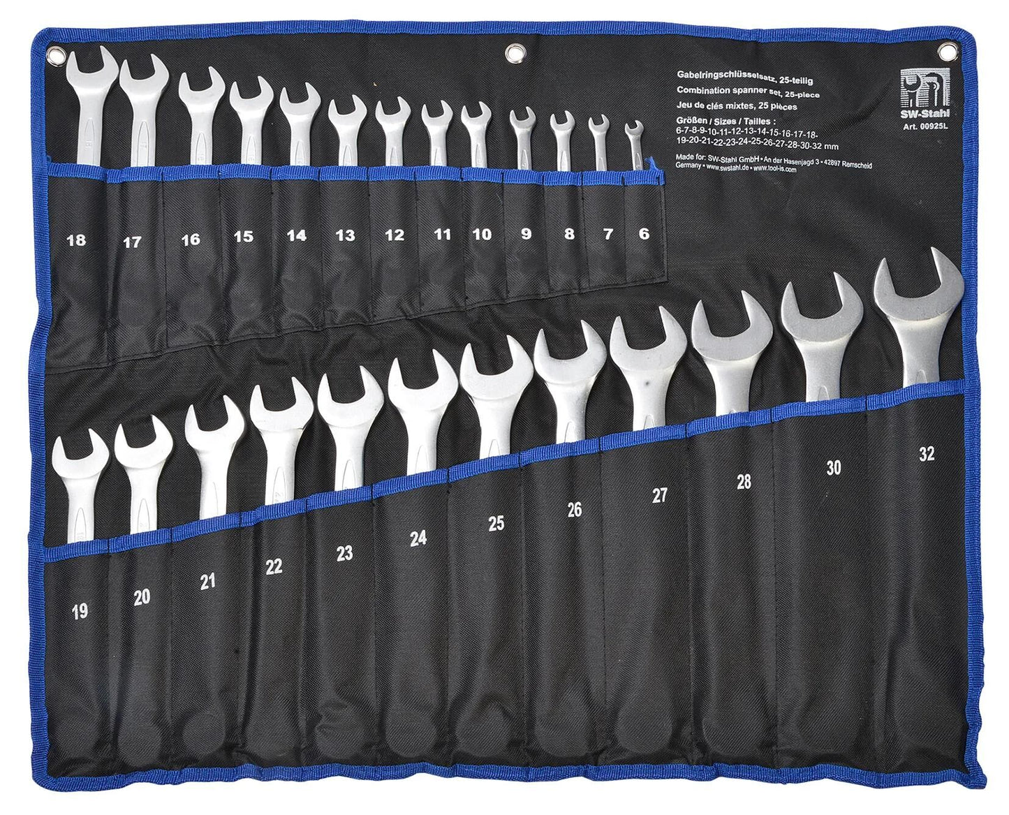 SW Stahl Fork Ringschlüssel mit 25-Teilen Set