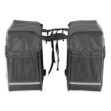 Luchs -Doppelfahrradbeutel schwarz 35 Liter - afbeelding 2