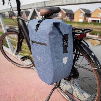 Lynx Fahrradbeutel nur TPU 28L Blau wasserdichtes E-Bike Hayes