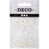 Creativ Company Bloemmeeldraaden White Pearl, 100..