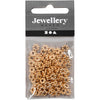 Creativ Company Abstandsperlen, D 6 mm, Lochgröße 2 mm, vergoldet, 100 Stück 1 Box