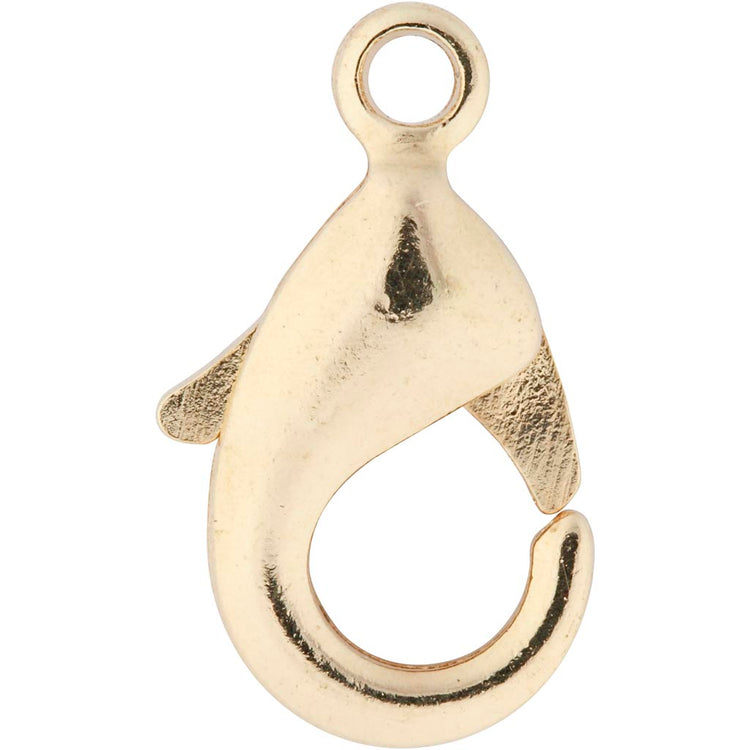 Creativ Company Karabiner, L: 10,1 mm, vergoldet, 100 Stück 1 Box