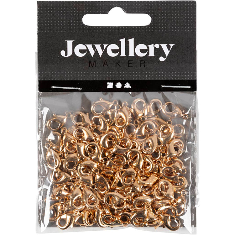 Creativ Company Karabiner, L: 10,1 mm, vergoldet, 100 Stück 1 Box