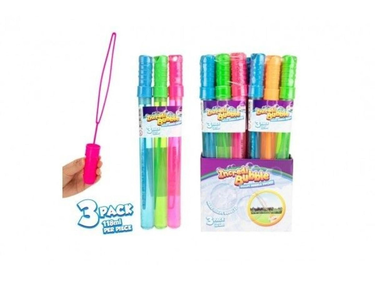 TOI-TOYS Bubble Blase Sword, 3st.