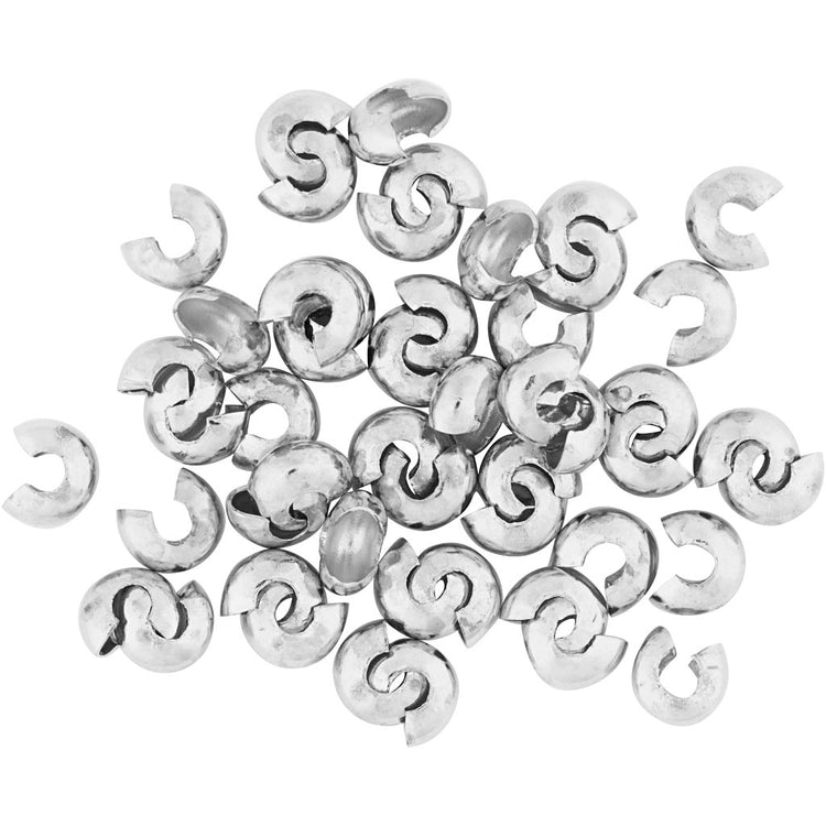 Creativ Company Metallhülse, D 5 mm, versilbert, 500 Stück 1 Box