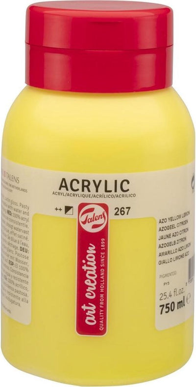 Talens Art Creation Acrylfarbentopf 750 ml Azo-Gelb-Zitrone 267