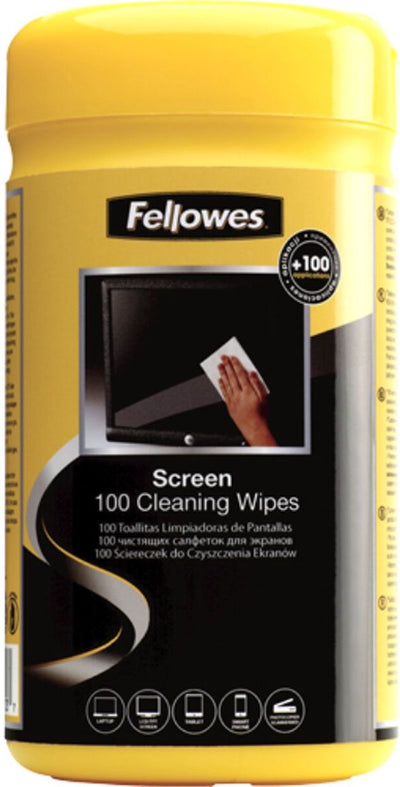 Fellowes Bildschirm-Reinigungstucher 100er d