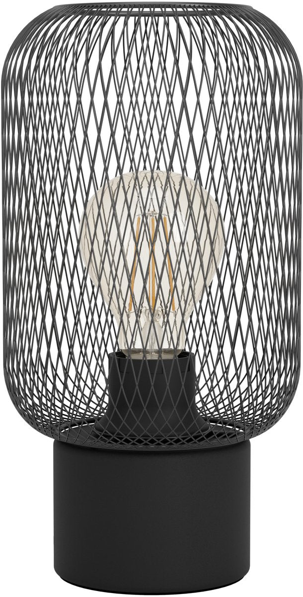 Eglo Wrington Tischleuchte - e27 - 28,5 cm - schwarz
