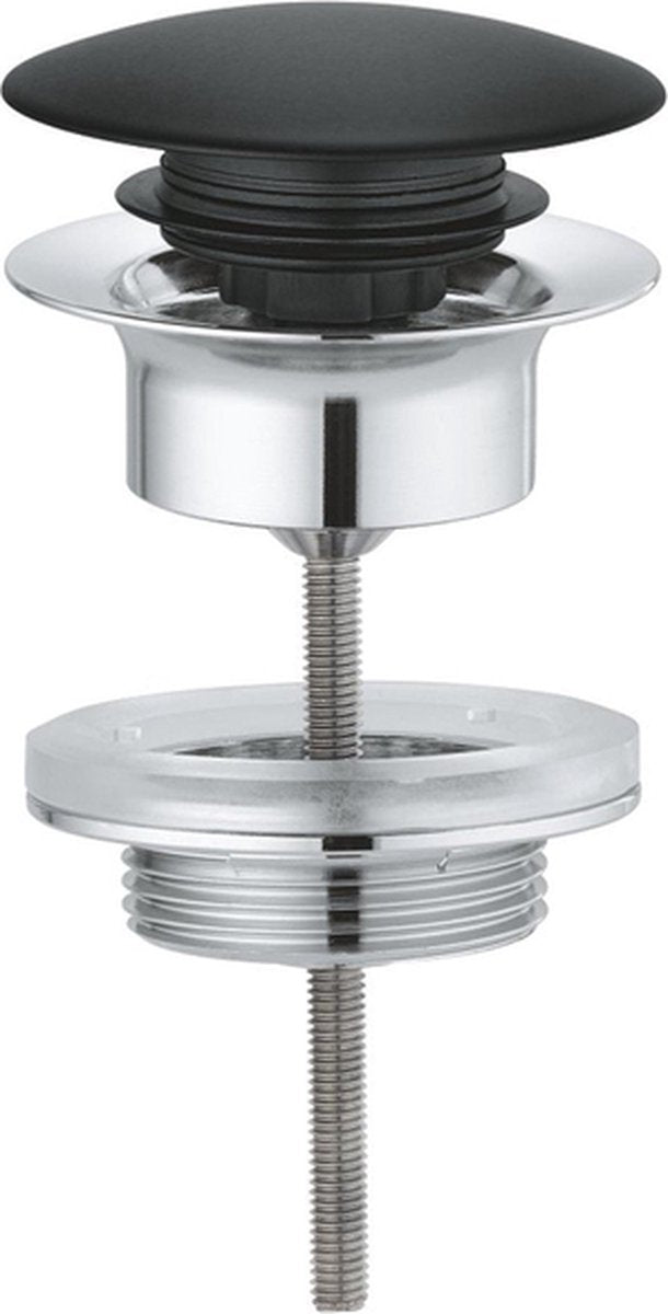 Grohe Ablaufgarnitur Push-Open schwarz