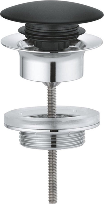 Grohe Ablaufgarnitur Push-Open schwarz