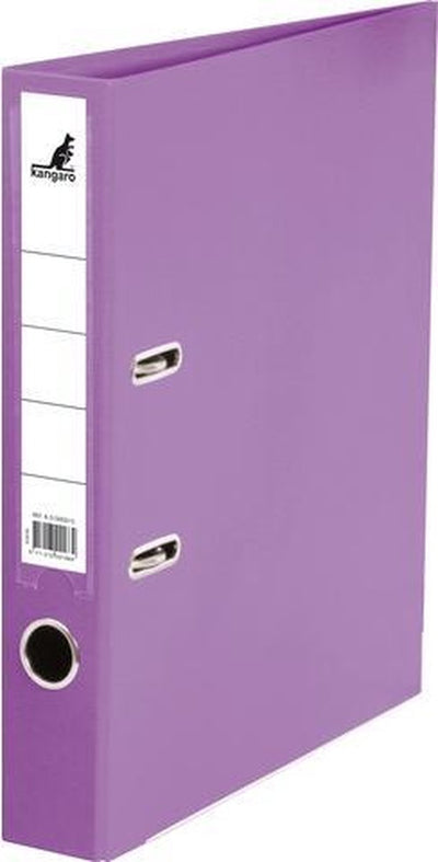 Kangaro-Ordner – A4 – 2-Ring – violett – Rückenbreite 50 mm – k-3100k035