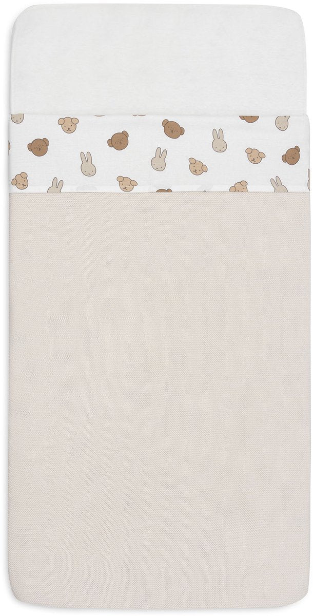 Jollein Babydecke für Kinderbett – 75 x 100 cm – Miffy und Freunde