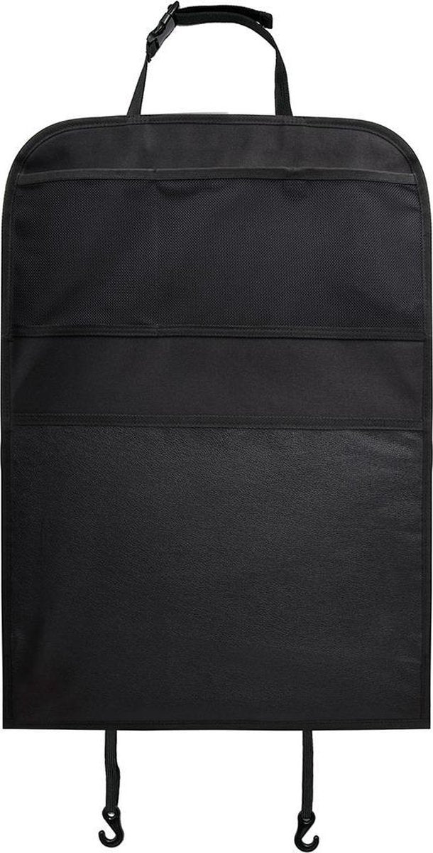 Yrda Love to Move Yrda Kickmat Deluxe Autositzschoner – Schutz vor Schmutz – praktische Staufächer – wasserabweisend – 43 x 60 cm – Schwarz