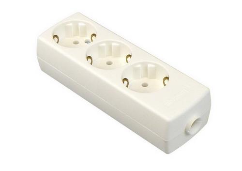 Tischsteckdose 3-fach+r a ohne Kabel