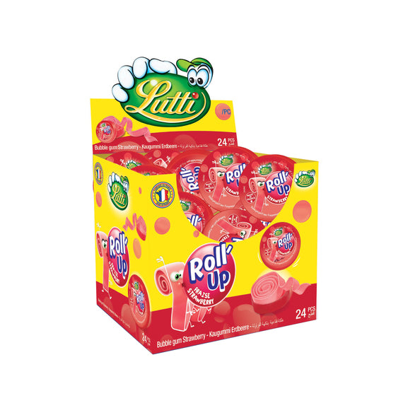 Lutti Roll-Up Erdbeere (24 Stück)
