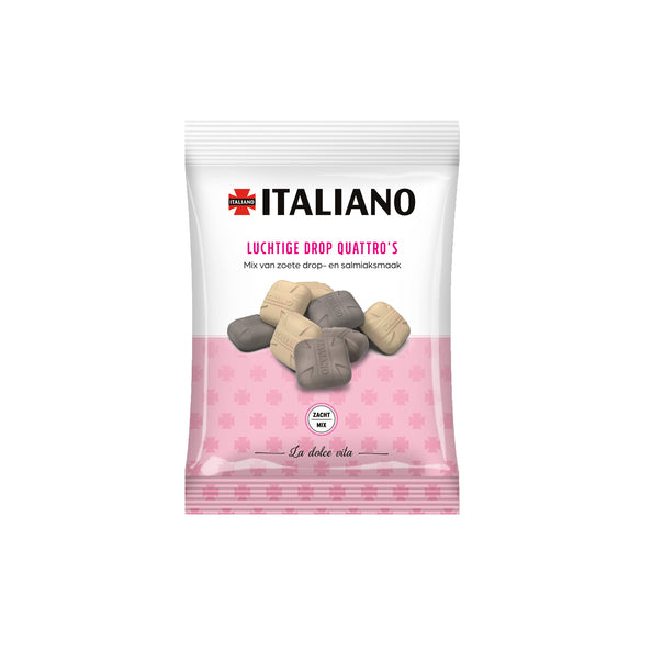 Italiano luftiger Lakritz-Quattro-Beutel (10x140gr)