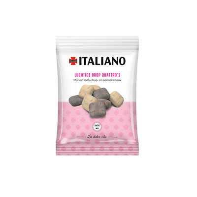 Italiano luftiger Lakritz-Quattro-Beutel (10x140gr)