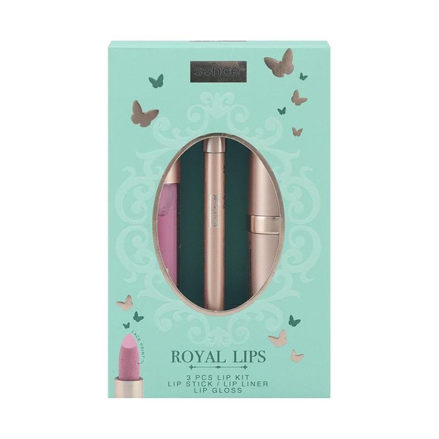 Sence Geschenkset Lippenset Royal Chic 3-teilig