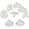 Creativ Company Ohrringverschluss, D 10 mm, transparent, 10 Paar 1 Box