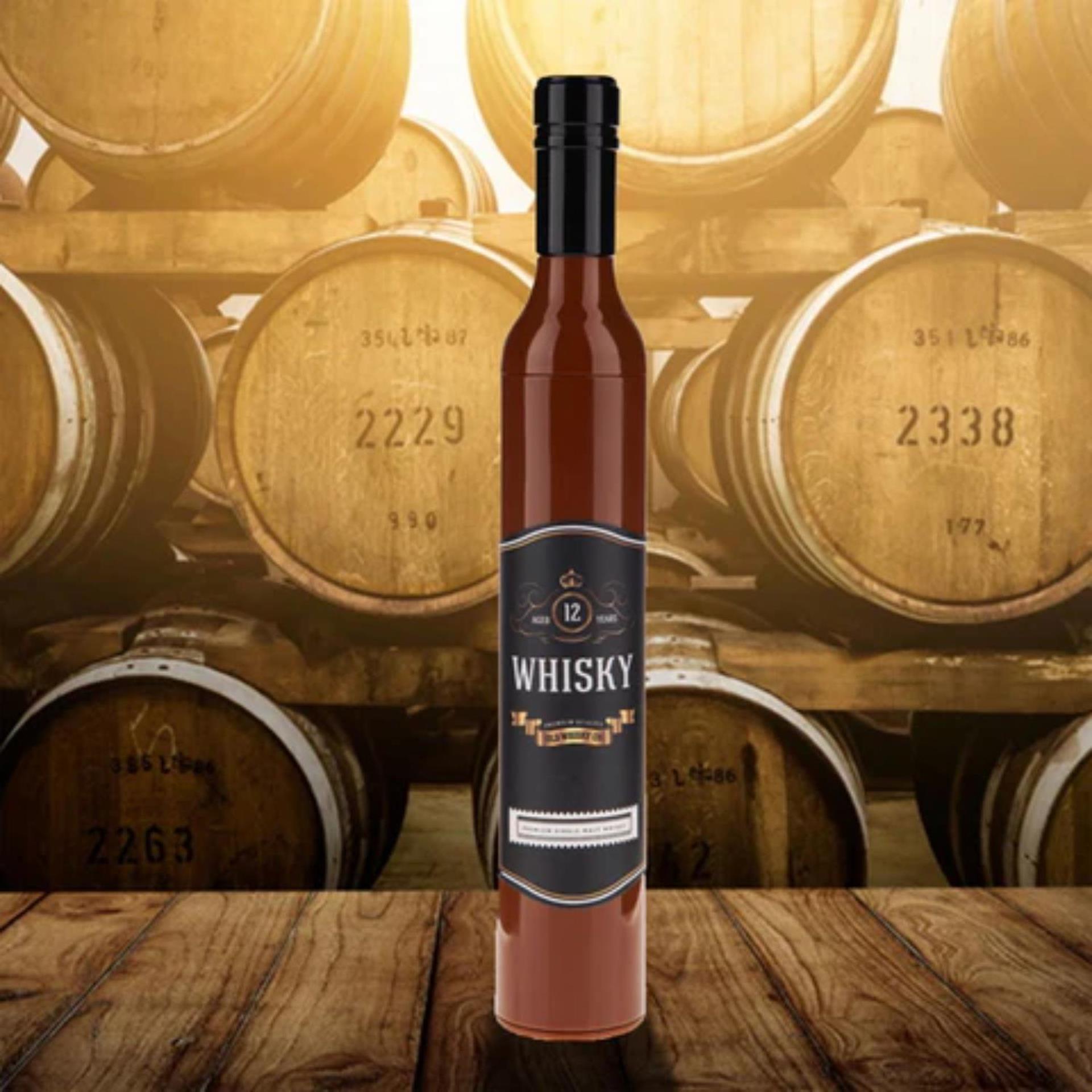 Faltschirm Whiskyflasche ø90cm