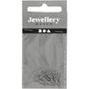 Creativ Company Quaste, L: 10 mm, Lochgröße 1 mm, grau, 5 Stück 1 Box