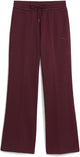 Puma Her Comfort High-Waist-Straight-Hosen für Damen – rubinroter Schimmer