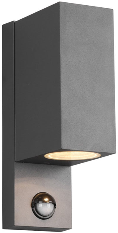 Trio roya - Wandleuchte - Anthrazit - exkl. 2x gu10 4,9w - Außenbeleuchtung - IP44
