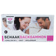 Langfield -Schach- und Backgammon -Holzkassette 30x16x4 cm
