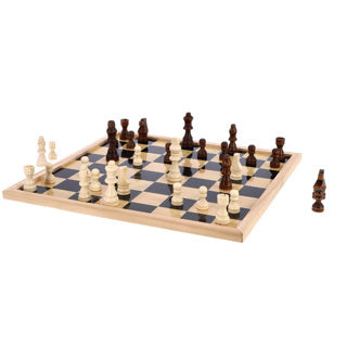 OSA -Handelsmarkenschachbrett mit Schachstücken 40 x 40 cm