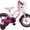 Volare Heart Cruiser Kinderbike - Mädchen - 12 Zoll - Weiß lila