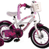 Volare Heart Cruiser Kinderbike - Mädchen - 12 Zoll - Weiß lila