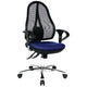 Operator-Stuhl Open Point Deluxe Topstar Schwarz Blau