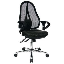 Operator-Stuhl Open Point Deluxe Topstar schwarz grau