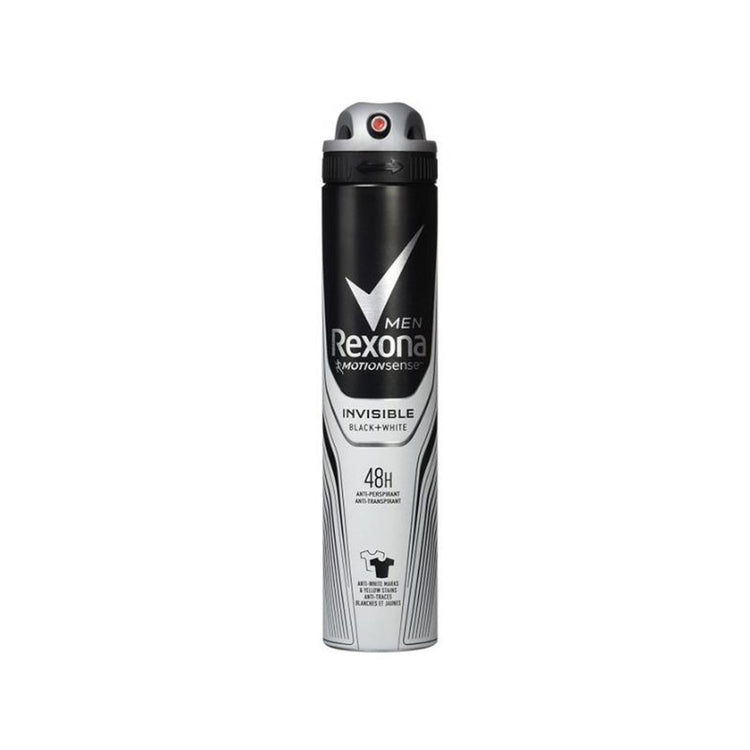 Rexona Deodorant Spray Herren 200ml schwarz unsichtbar