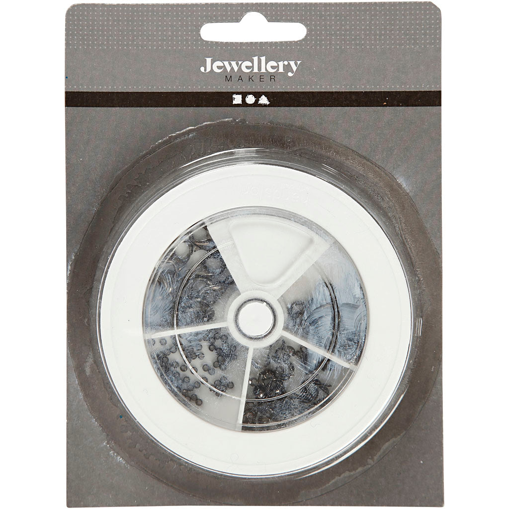 Creativ Company Schmuck Starter Set Dark Metallic Grey