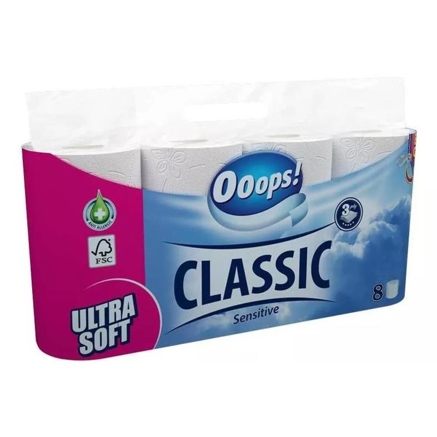 Ups! Toilettenpapier Sensitive 8 Rollen
