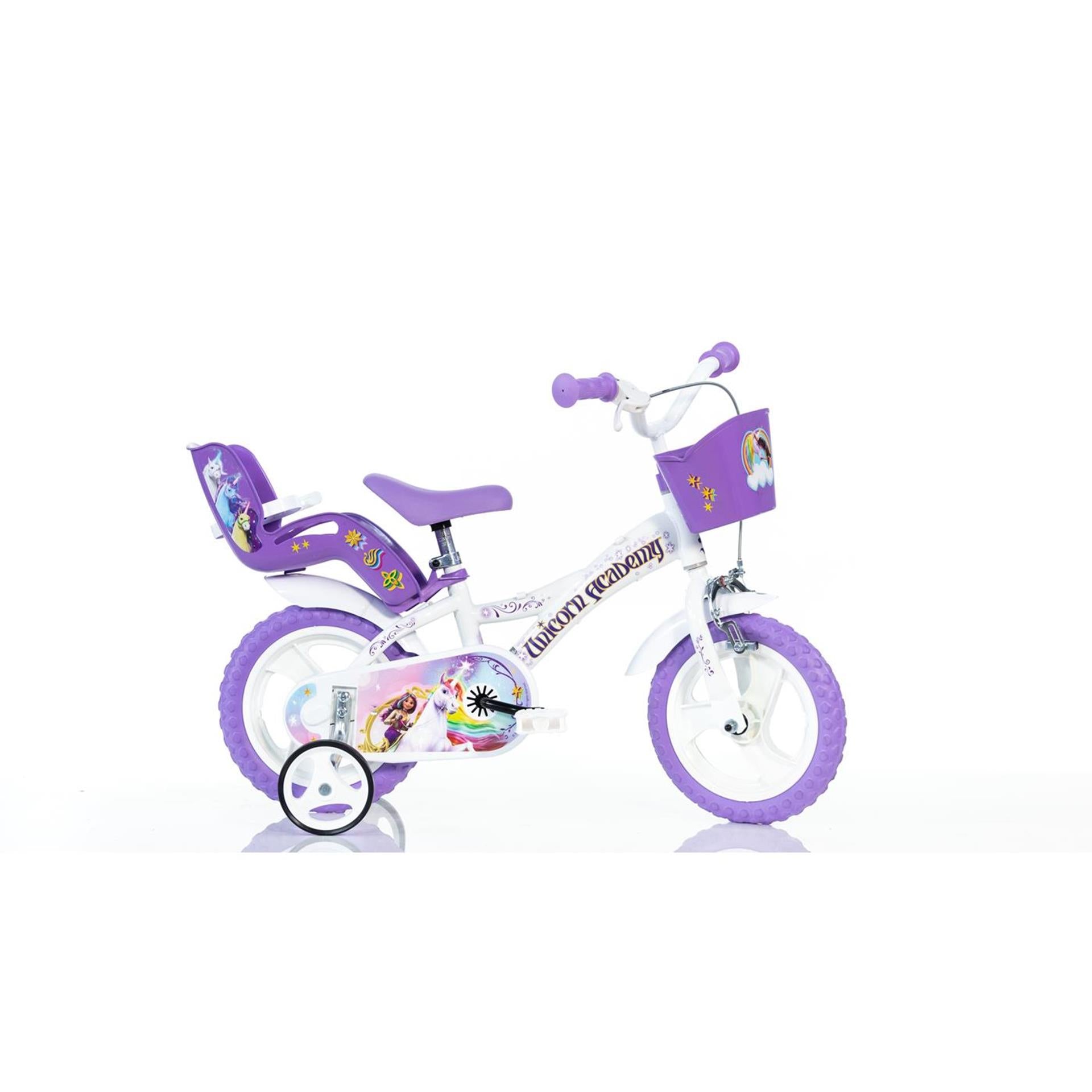Dino Bikes Dino Kinderfahrrad Einhorn Akademie 12 Zoll