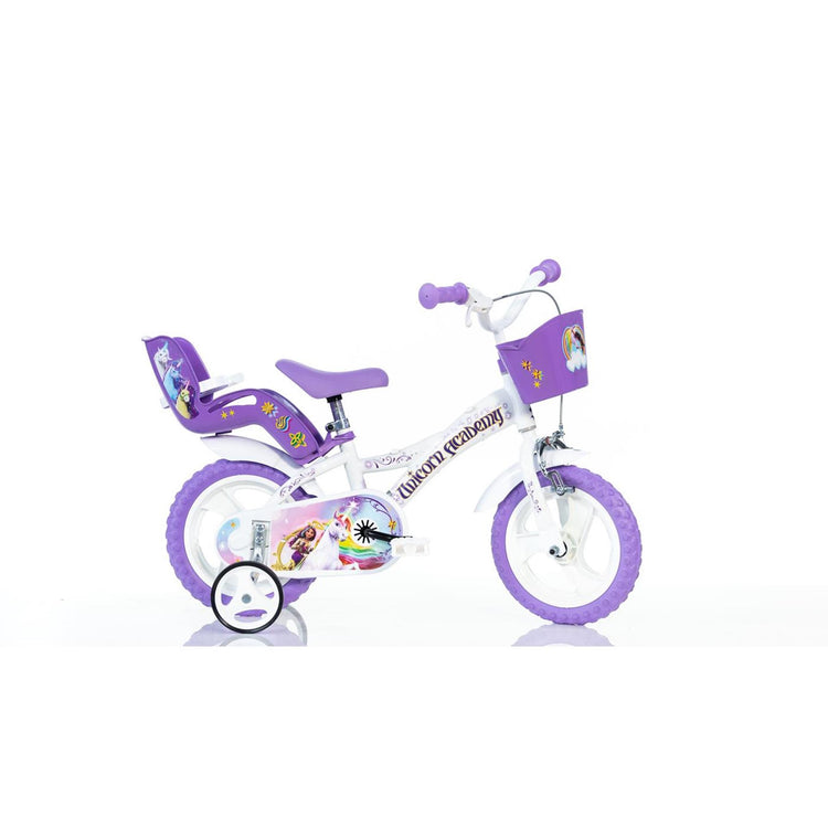 Dino Bikes Dino Kinderfahrrad Einhorn Akademie 12 Zoll