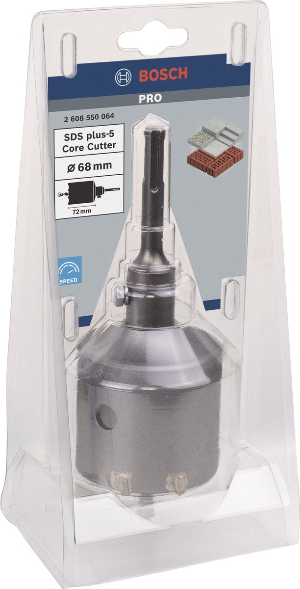 Bosch Pro SDS Plus-5 Kernschneider-Set, 68 x 54 x 72 mm