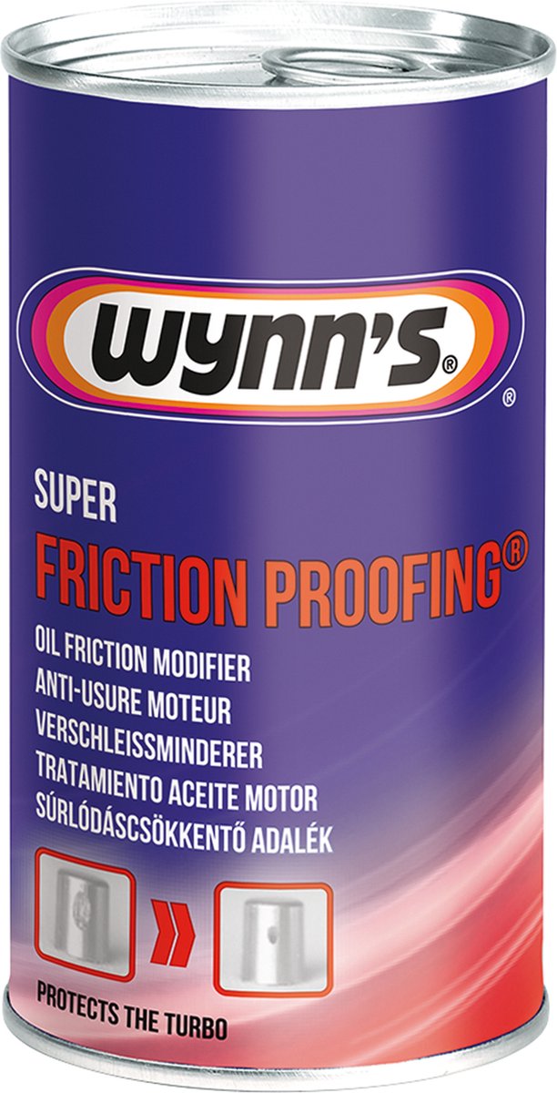 Wynn's Super-Reibungsschutz – Öladditiv – Anti-Motorverschleiß – geeignet für Benzin- und Diesel-LPG-Motoren – 325 ml