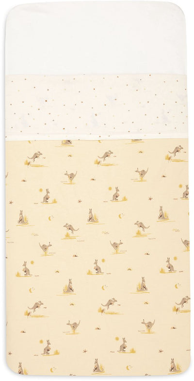 Jollein Spickzettel – 75 x 100 cm – Baumwolle – Kangaroots – Dusty Dot
