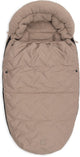 Jollein Fußsack für Buggy-Kinderwagen – geprägt – Polyester – 42 x 82 cm – Milchkaffee
